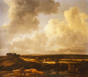 Et omfattende landskap om sommeren, 1665-70 av Jacob van Ruisdael