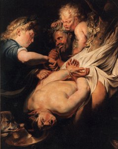 Apollo Flying Mars, ca. av Jacob Jordaens