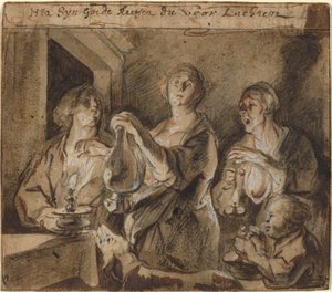"Det er gode lys som lyser opp veien" av Jacob Jordaens