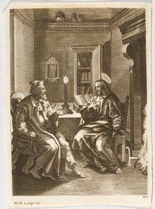 Jesus underviser Nikodemus av Jacob Jordaens