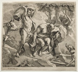 Mercury Killing Argus av Jacob Jordaens