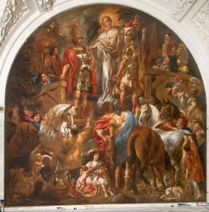 Fred mellom romerne og bataverne av Jacob Jordaens the elder