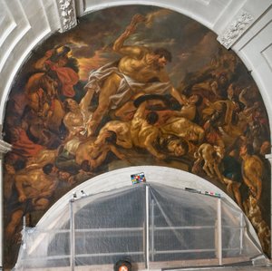 Samson beseirer filistrene av Jacob Jordaens the elder