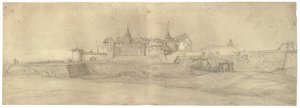 Prospekt av Akershus festning av Jacob Koninck II