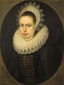 Portrett av Antoinette Walleran (1598-?) av Jacob Lambrechtsz Loncke