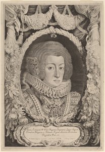 Maria Anna fra Spania av Jacob Louis after Pieter Claesz Soutman