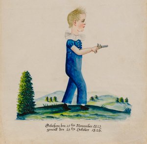 Portrett av Edward Musser, 1826.