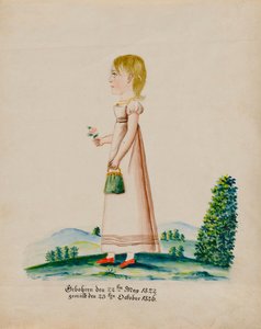 Portrett av Sarah Musser, 1826.
