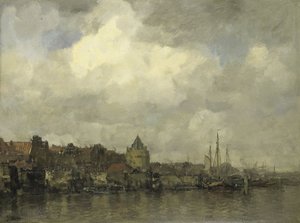 Schreierstoren på Buitenkant i Amsterdam av Jacob Maris