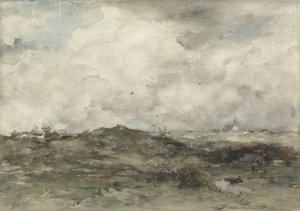 sanddynelandskap av Jacob Maris