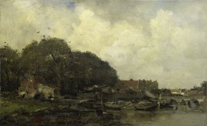 Havneutsikt av Jacob Maris