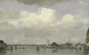 Havneutsikt av Jacob Maris
