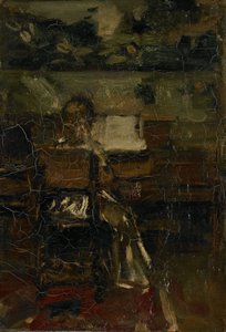 Jente ved pianoet av Jacob Maris