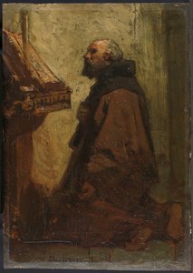 Praying Monk (munk ved hans andakter)