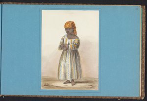 Portrett av Affie Affie 59. desember (tittel på objekt) Album med tegninger av Surinam, s.43 (50) (serietittel)
