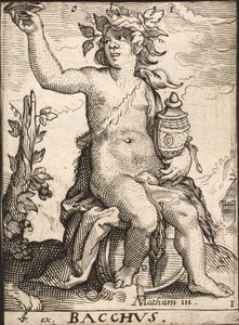 Bacchus av Jacob Matham