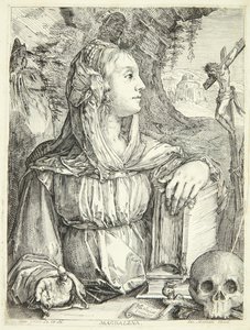 Den angrende Maria Magdalena av Jacob Matham
