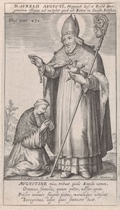 H. Augustine av Jacob Matham