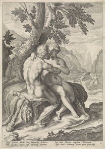 Hercules og Deianira Loves of the Gods (serietittel) av Jacob Matham