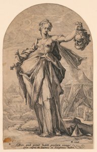 Judith, fra serien "Heroes of the Old Testament" av Jacob Matham