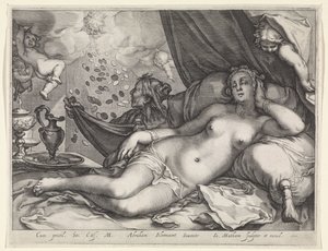 Jupiter og Danaë av Jacob Matham