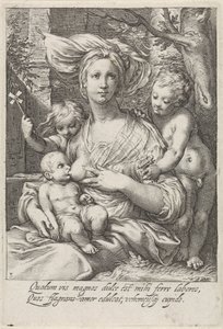 Kjærlighet (Caritas) av Jacob Matham