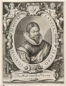Portrett av Jan van de Velde den eldre av Jacob Matham