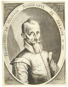 Portrett av Francisco Mendoza av Jacob Matham