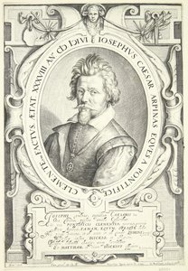 Portrett av Giuseppe Cesari av Jacob Matham