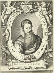 Portrett av Reinier Olivier van Sonhoven av Jacob Matham