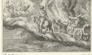 Terugkeer van Vulcan møtte Bacchus av Jacob Matham