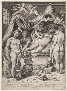 Venus i mars av Jacob Matham