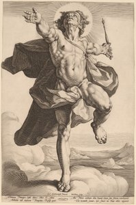 Apollo som Sol av Jacob Matham, after Cornelis Cornelisz van Haarlem