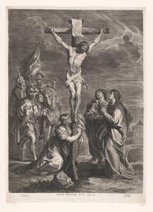 Kristus på korset Ecce mater tua (tittel på objekt) av Jacob Neefs