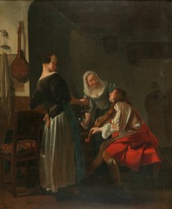 Merry Company, ca. 1665 (olje på lerret)