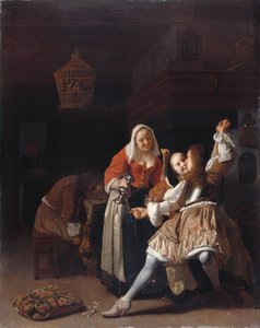 The Embracing Cavalier, ca. 1660-65 (olje på panel)