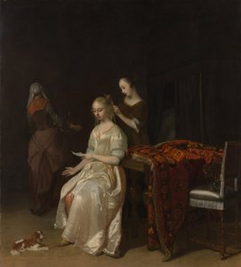 Kjærlighetsbrevet, tidlig på 1670-tallet.
