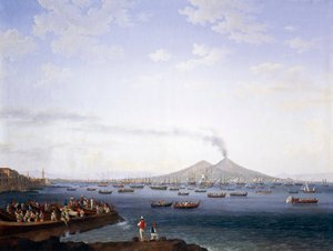 Flåtens retur fra Algerie til Napolibukta av Jacob Philippe Hackert