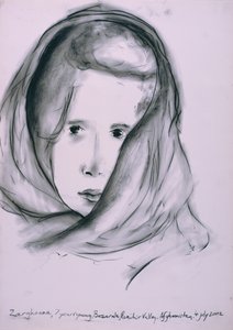Zarghoona, Panshir Valley, Afghanistan, 4. juli 2002 (kull på papir)