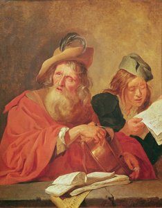 The Hurdy-Gurdy Player, 1678