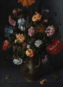 En vase med blomster, sannsynligvis 1613. av Jacob Vosmaer