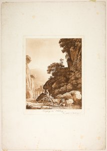 Inngang til det smale passet av Jacob Wilhelm Mechau