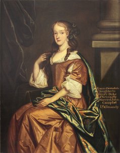 Lady Frances Cavendish, Lady Glenorchy av Jacob circle of Huysmans