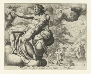 Elementet luft Aer (tittel på objekt) The Four Elements (serietittel) av Jacob de Gheyn (II) (attributed to)