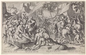 Omvendelse av Paulus av Jacob de Gheyn (II) (attributed to workshop of)