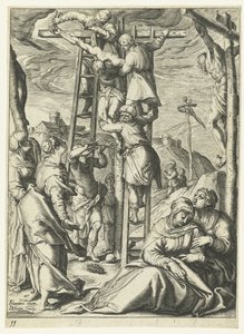 Nedstigningen fra korset Kristi lidelse (serietittel) av Jacob de Gheyn (II)