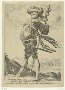 Oberst Offiserer og soldater (serietittel) av Jacob de Gheyn (II)