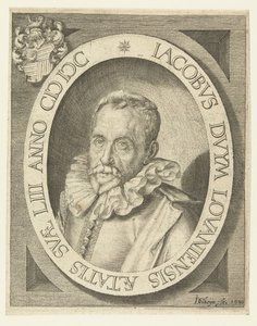 Portrett av Jacobus Duym i en alder av 53 år av Jacob de Gheyn (II)