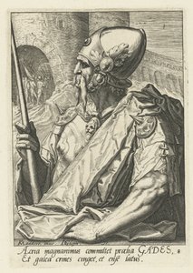 Ancestor Gad The Ancestors of Israel (serietittel) The Twelve Sons of Jacob (serietittel) av Jacob de Gheyn (II)