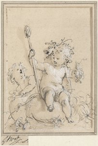 Allegori om vindyrking av Jacob de Wit